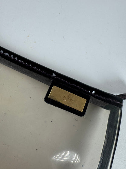 Vintage transparent PVC Gucci Clutch