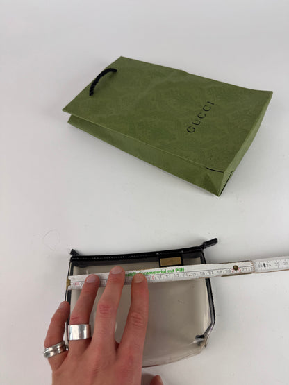 Vintage transparent PVC Gucci Clutch