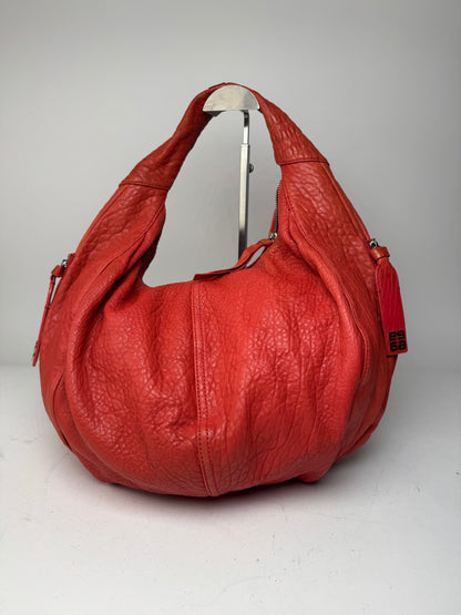 Vintage Givenchy Leather Handbag Red