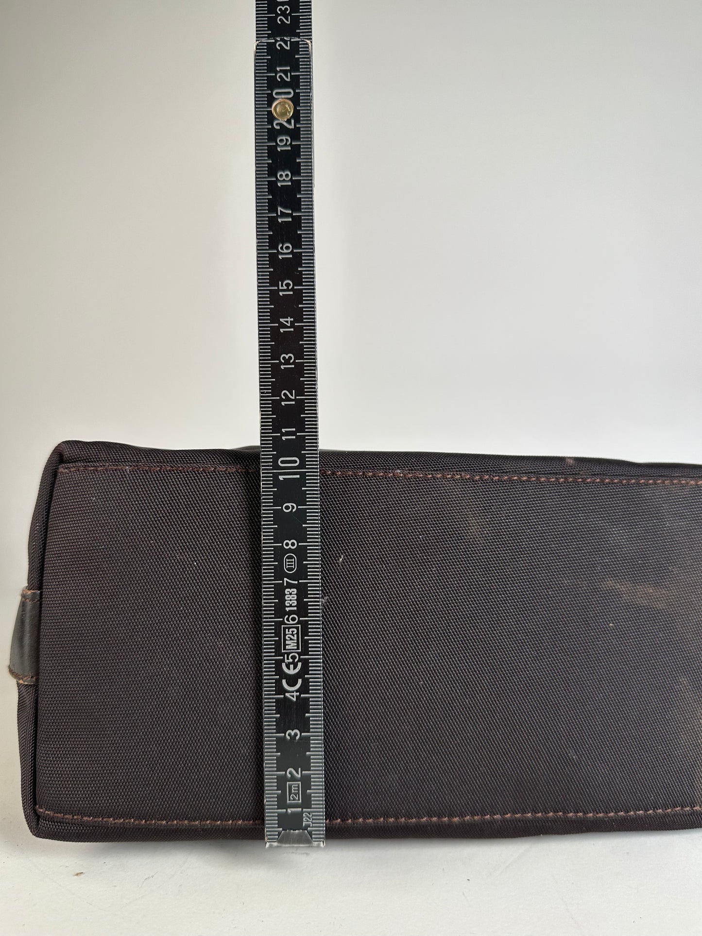 Vintage Gucci Fabric Shoulder Bag Black Silver