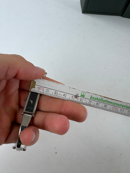 Vintage Gucci Horsebit quartz Watch Silver with case