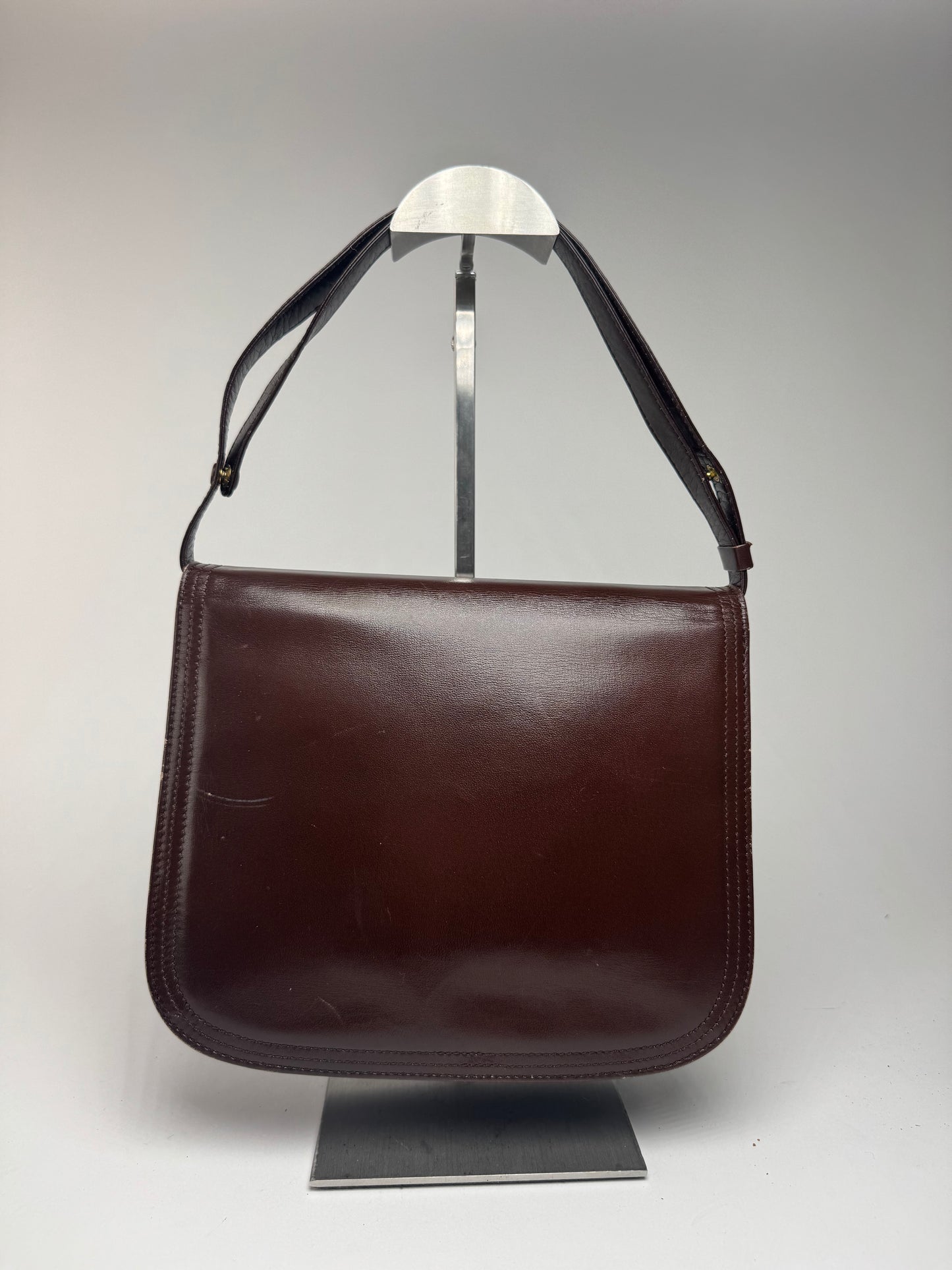 Sac vintage Yves Saint Laurent 2Way en cuir marron