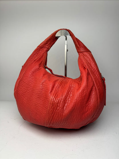 Vintage Givenchy Leather Handbag Red