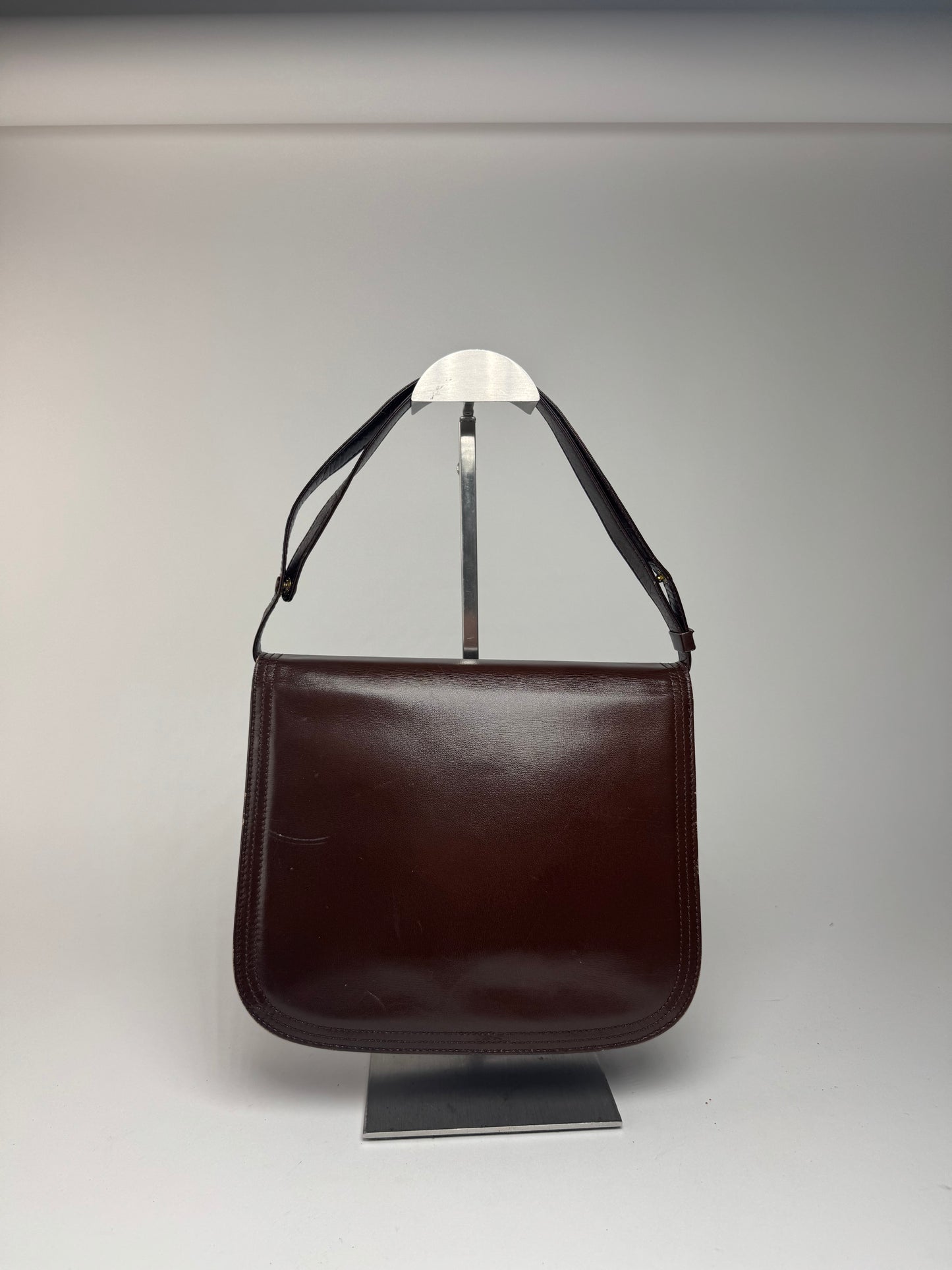 Sac vintage Yves Saint Laurent 2Way en cuir marron