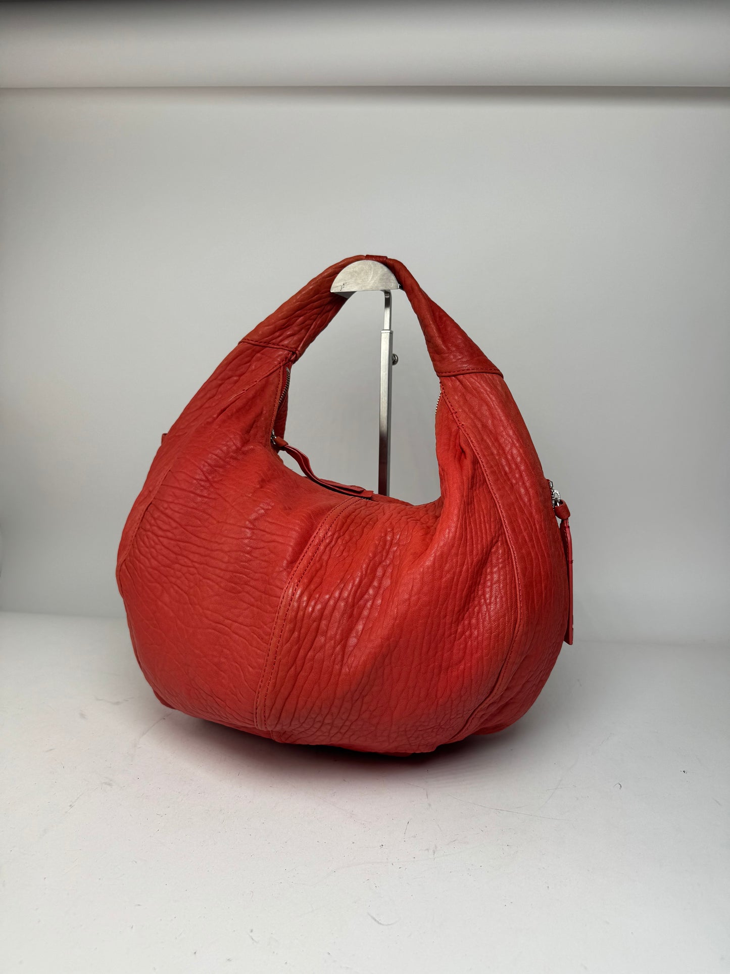 Vintage Givenchy Leather Handbag Red