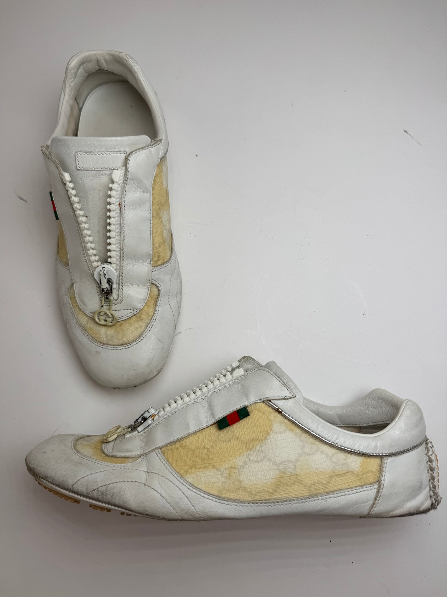 Vintage Gucci Sneaker Monogram White 38