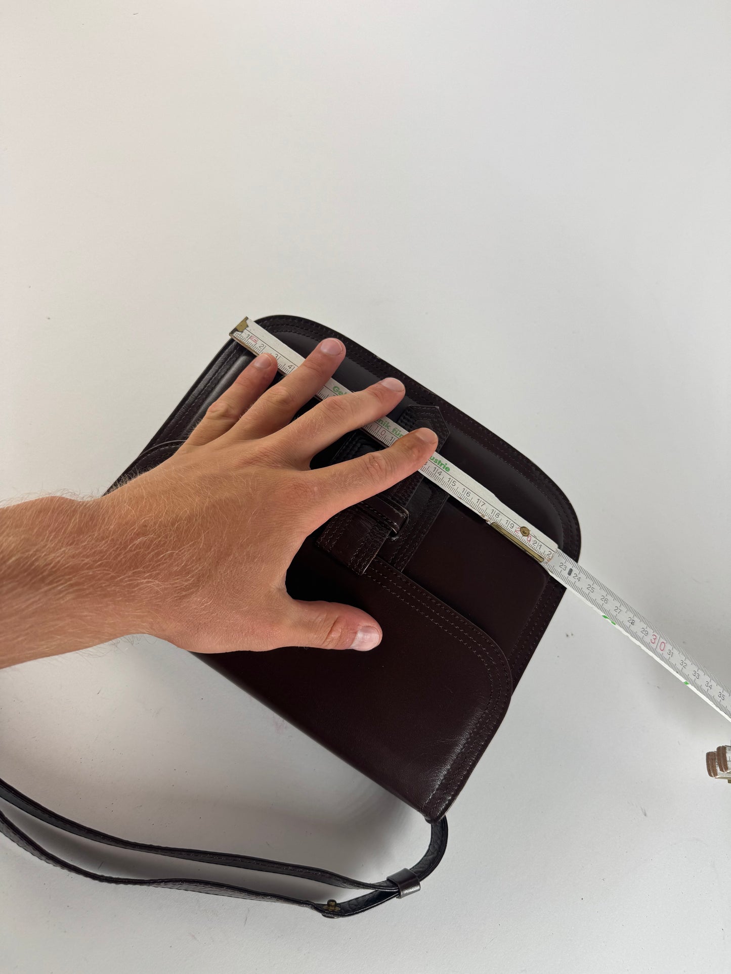 Sac vintage Yves Saint Laurent 2Way en cuir marron