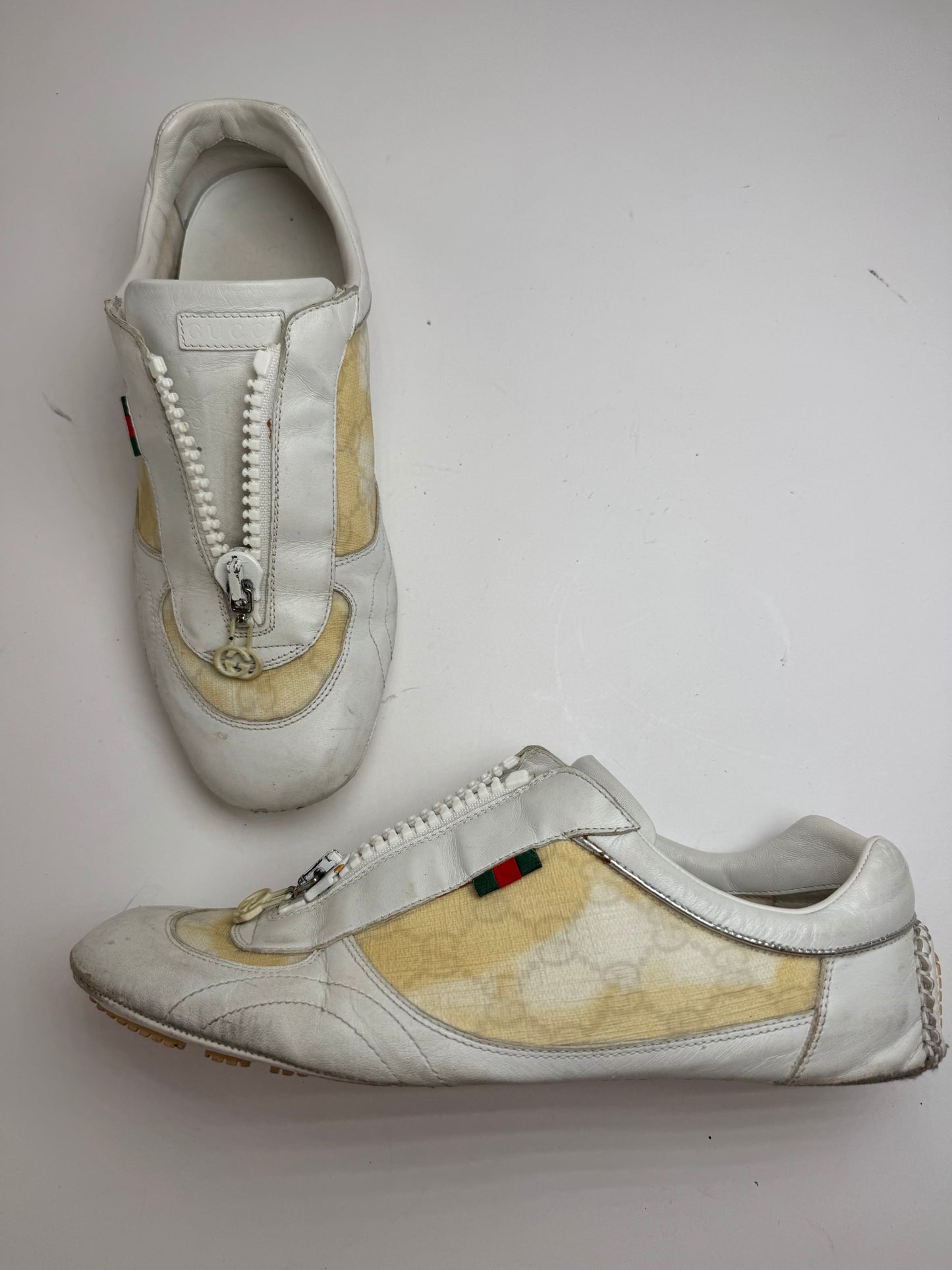 Vintage Gucci Sneaker Monogram White 38