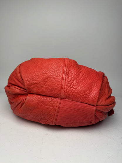 Vintage Givenchy Leather Handbag Red