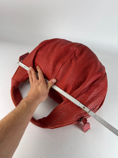 Vintage Givenchy Leather Handbag Red