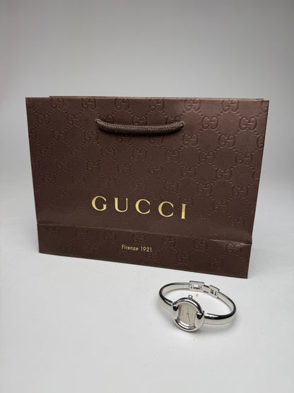 Vintage Gucci Horsebit steel Watch silver