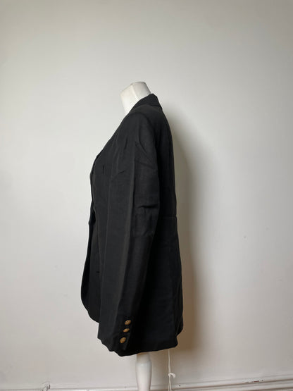 Vintage Dior Wool Blend Blazer Black S