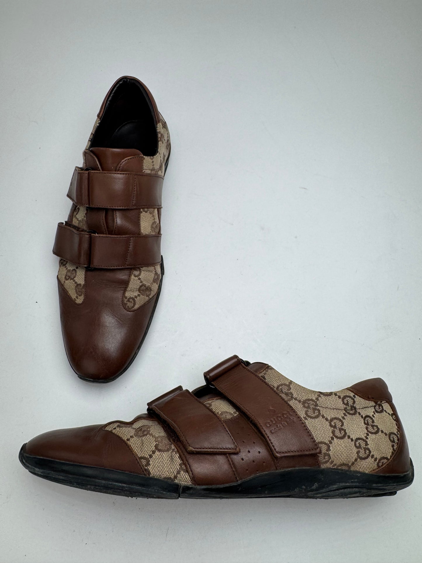 Vintage Gucci Monogram men’s Sneaker beige Brown 42