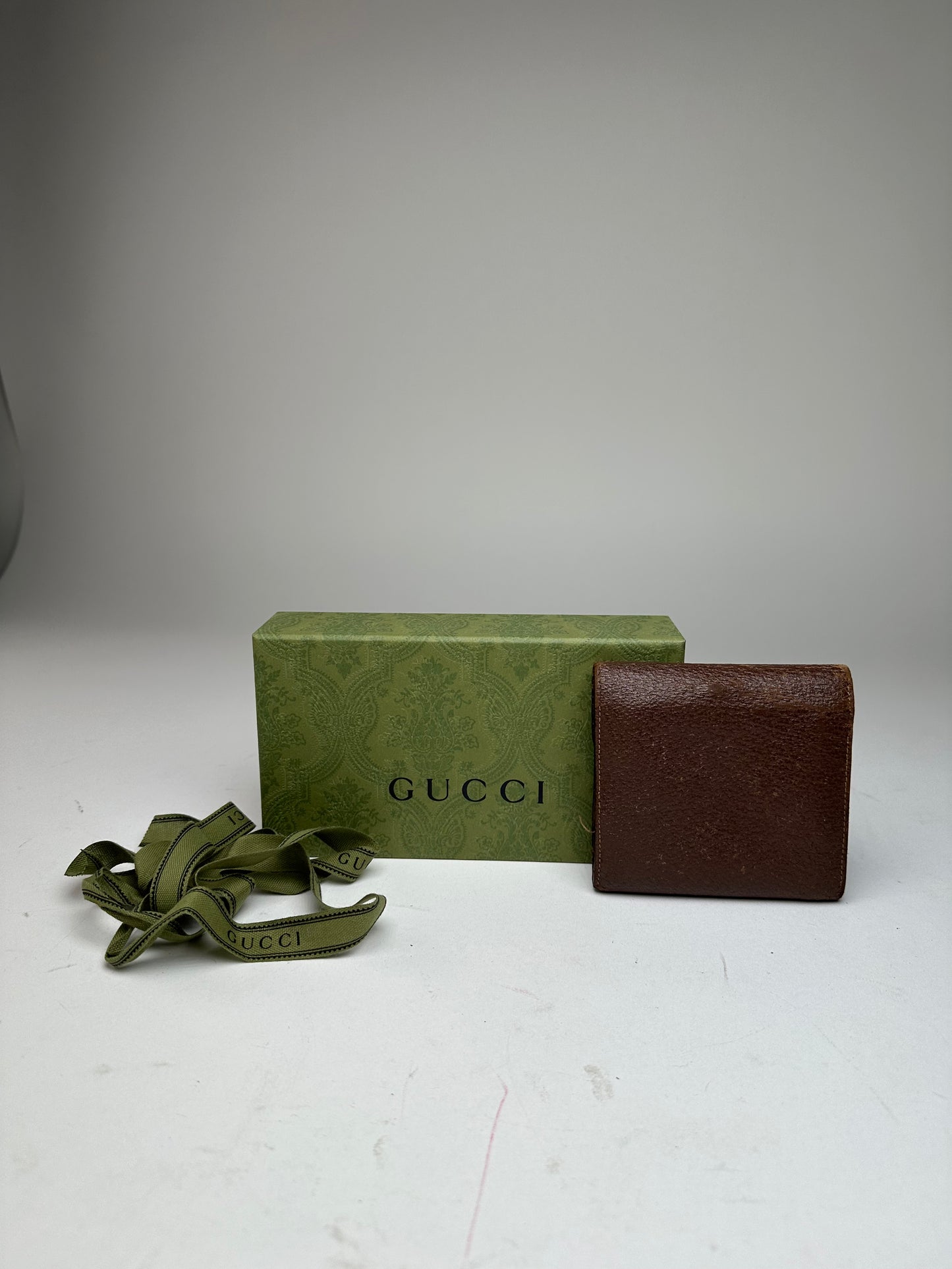Vintage Gucci Horsebit 1955 Leather Bifold Wallet Brown
