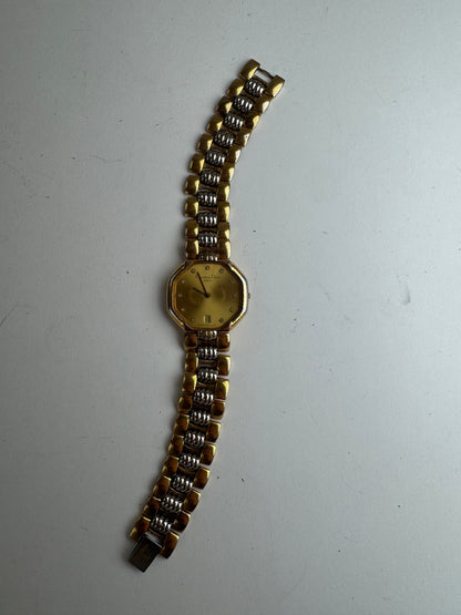 Montre Dior vintage en acier doré