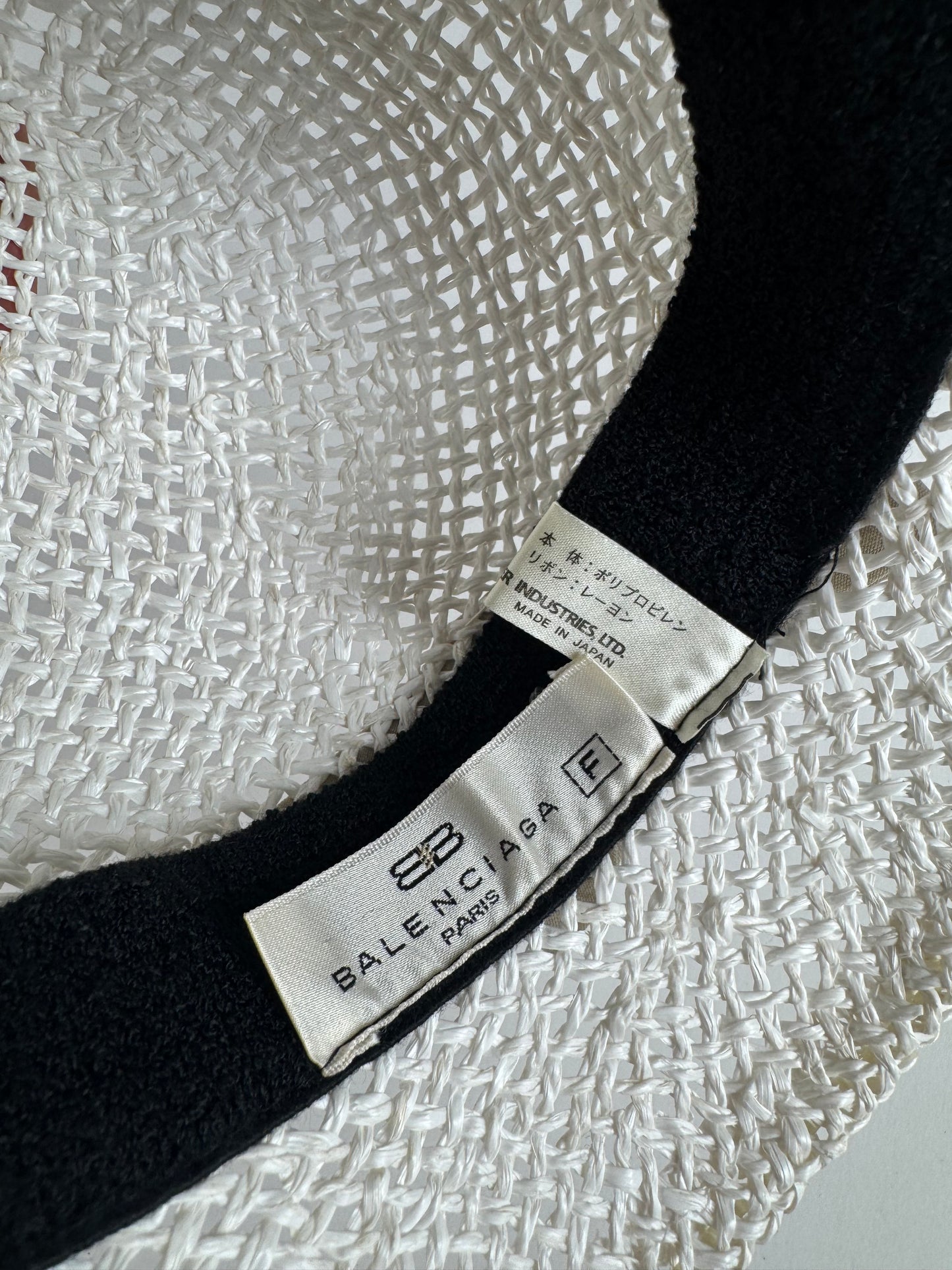 Vintage Balenciaga Hat white