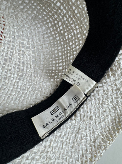 Vintage Balenciaga Hat white