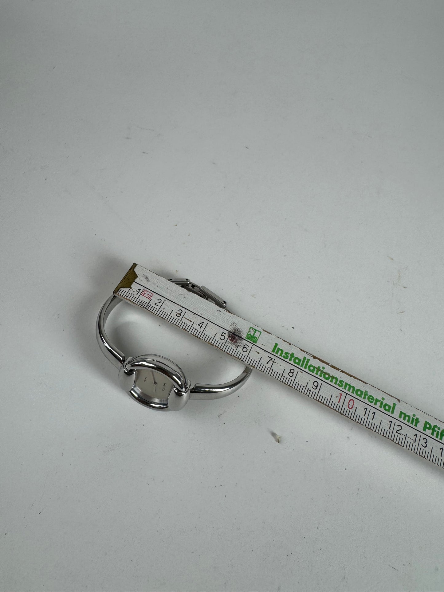 Vintage Gucci Horsebit steel Watch silver