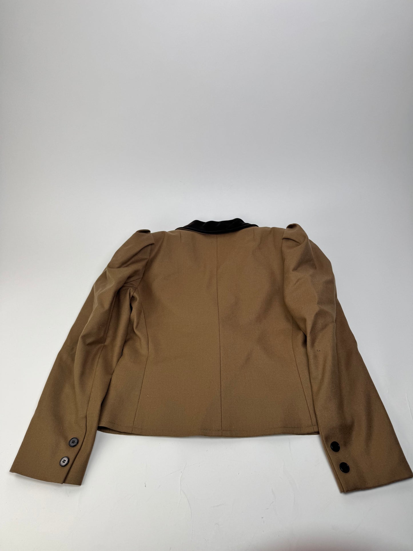 Vintage Givenchy Short Coat Brown Black S/M