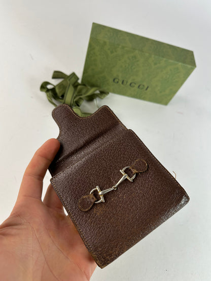 Vintage Gucci Horsebit 1955 Leather Bifold Wallet Brown