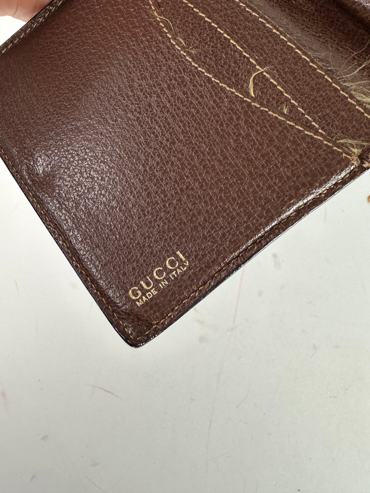 Vintage Gucci Horsebit 1955 Leather Bifold Wallet Brown
