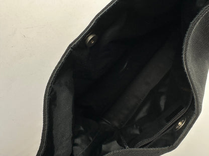 Vintage Gucci Coated Canvas Hobo Bag Late 1990s Black