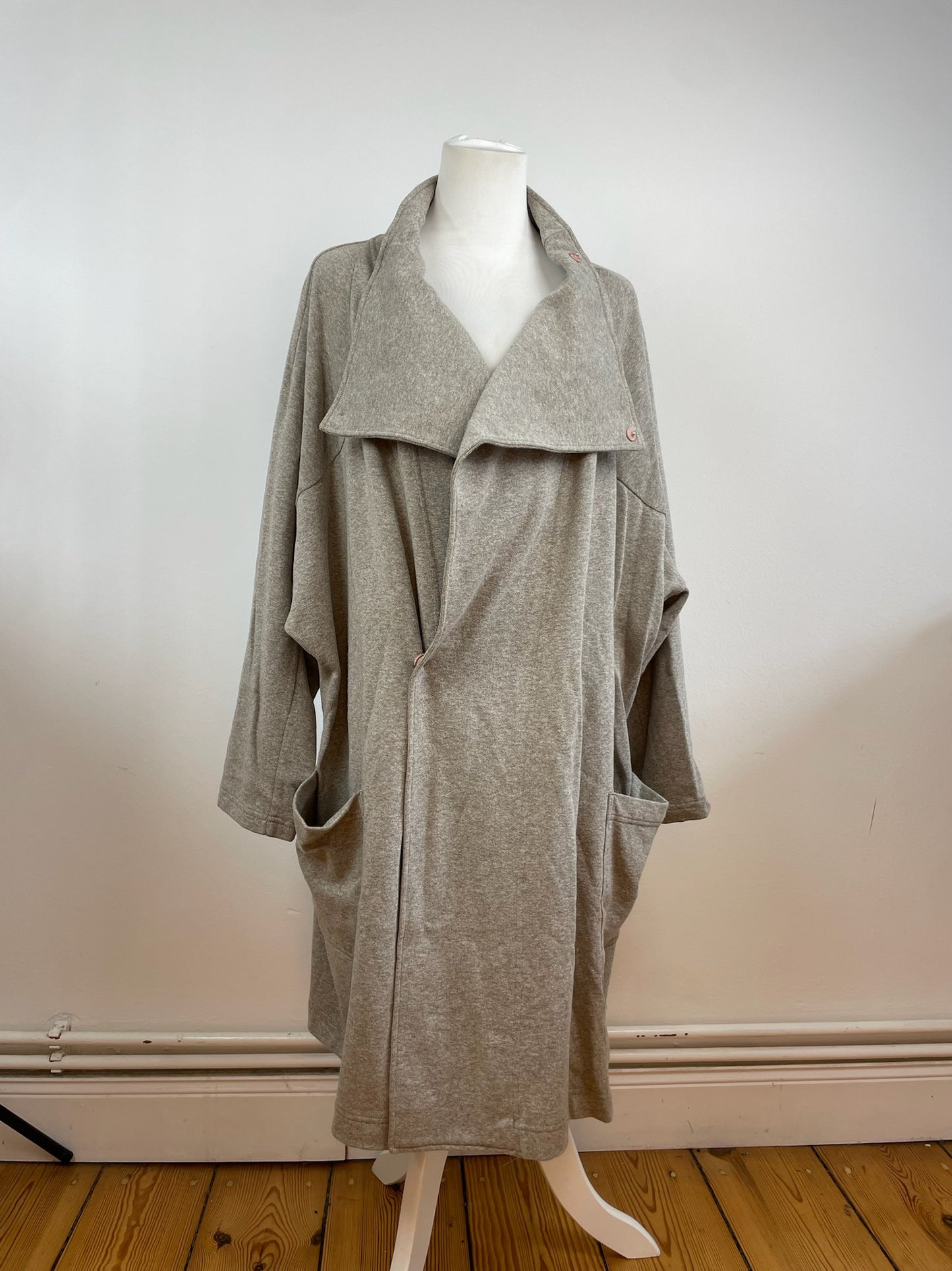 Vintage Issey Miyake Wool Coat M Grey