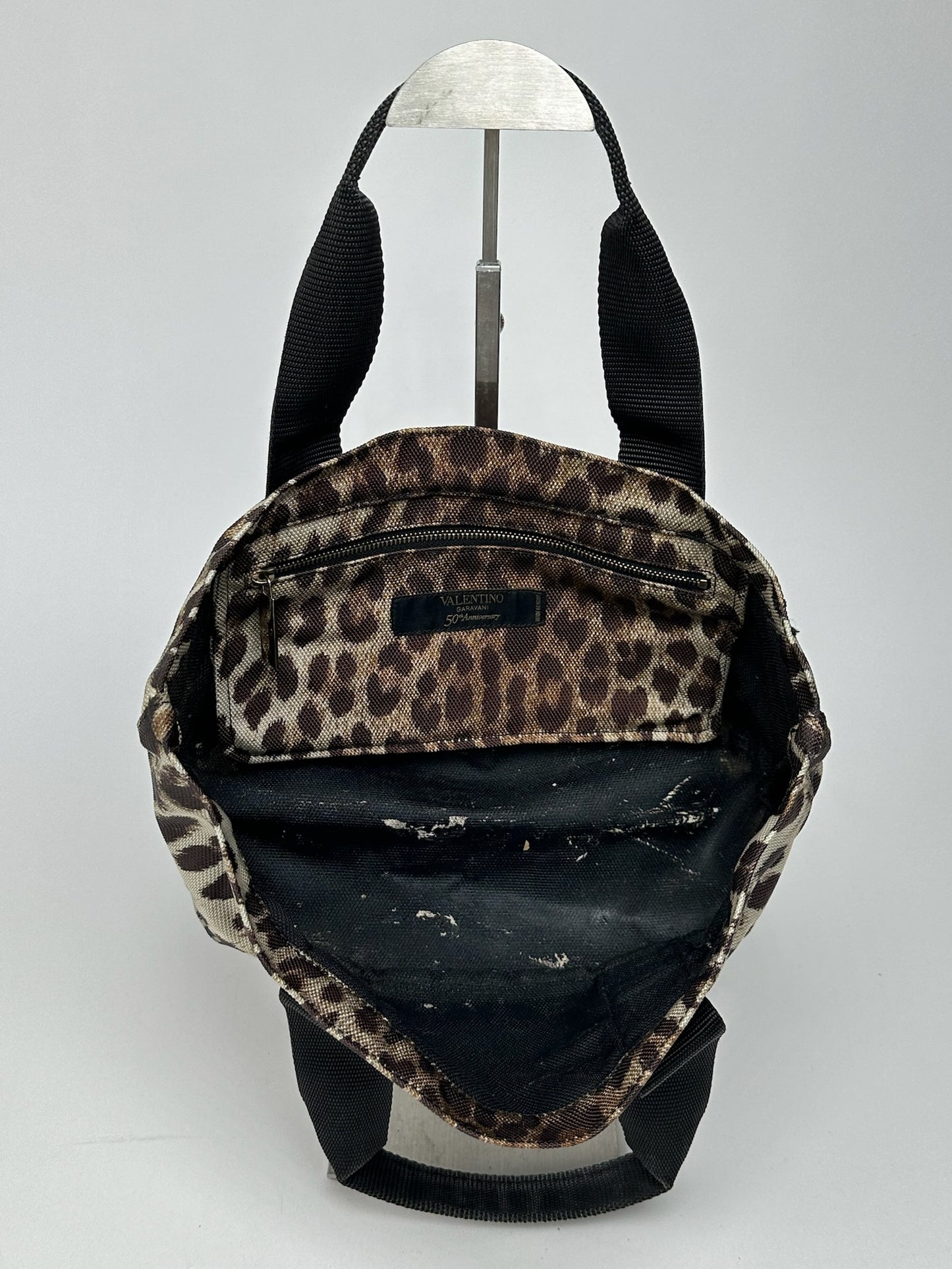 Vintage Valentino Garavani leopard bag