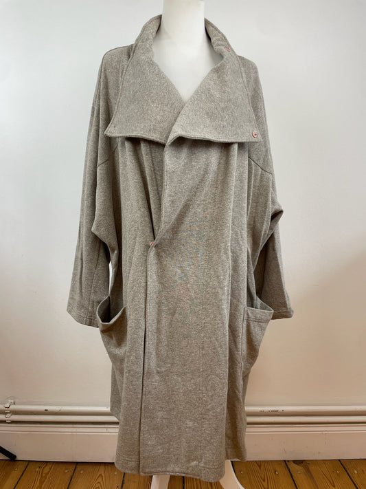 Vintage Issey Miyake Wool Coat M Grey