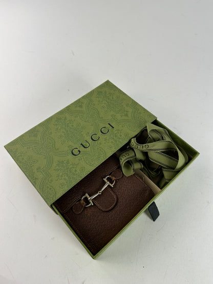 Vintage Gucci Horsebit 1955 Leather Bifold Wallet Brown