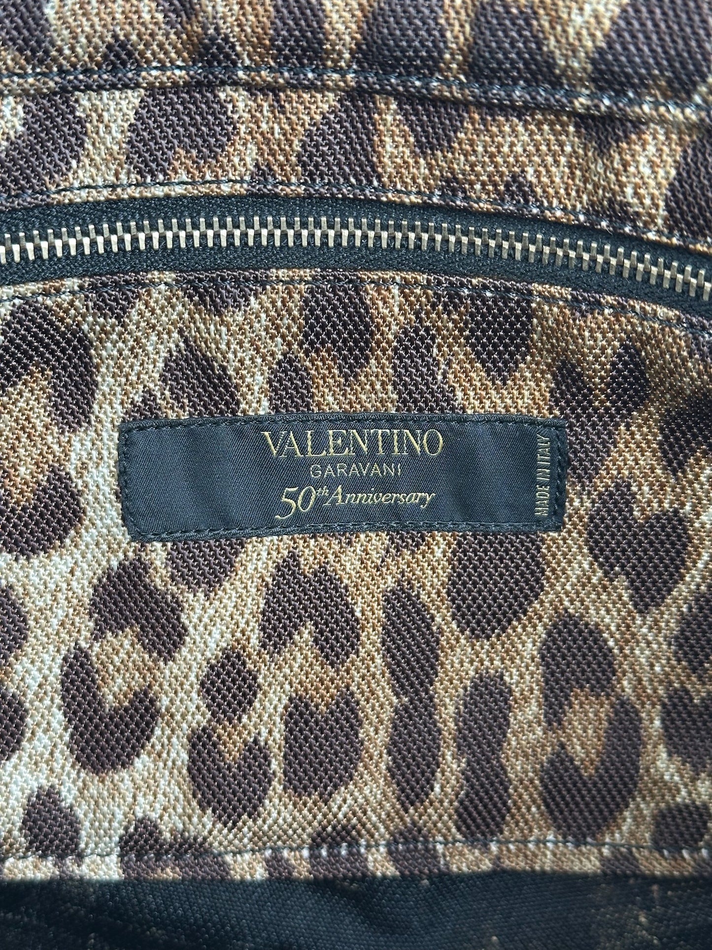 Vintage Valentino Garavani leopard bag