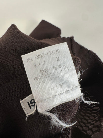 Vintage Issey Miyake Knit Sweater Dark Brown M