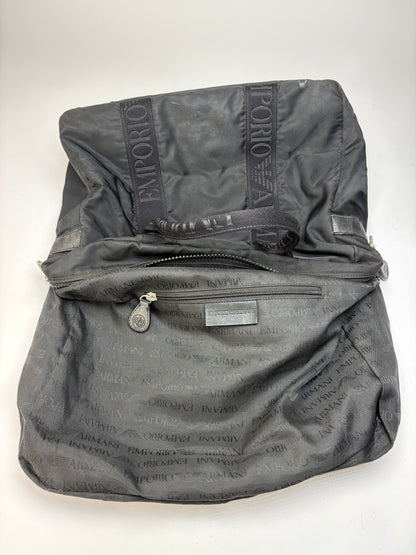 Vintage Emporio Armani EVA Nylon Tote Late 1990s Black