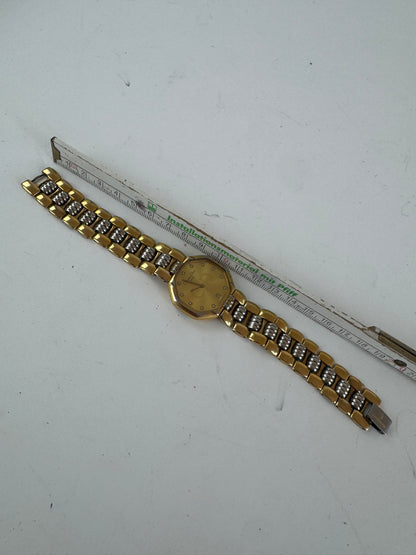 Montre Dior vintage en acier doré