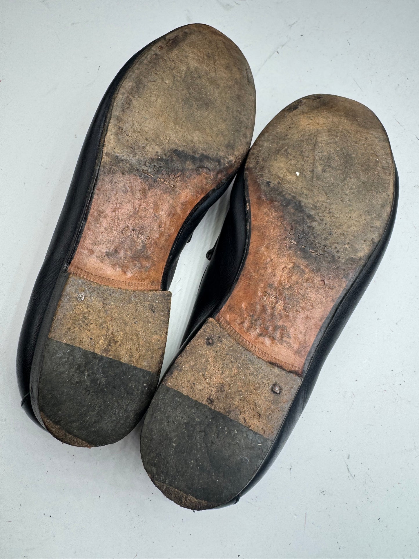 Vintage Gucci Leather Loafer Black EU35,5