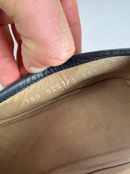 Vintage Gucci Leather Loafer Black EU35,5