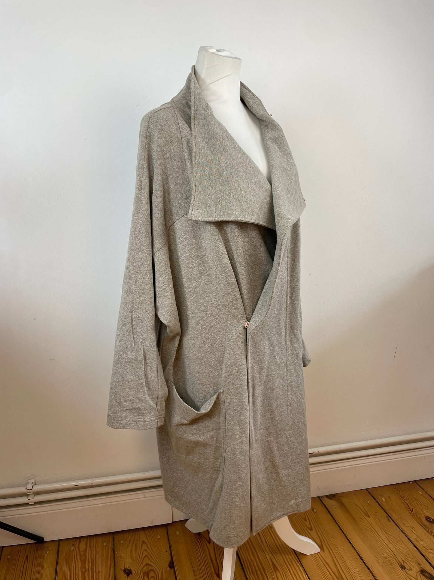 Vintage Issey Miyake Wool Coat M Grey