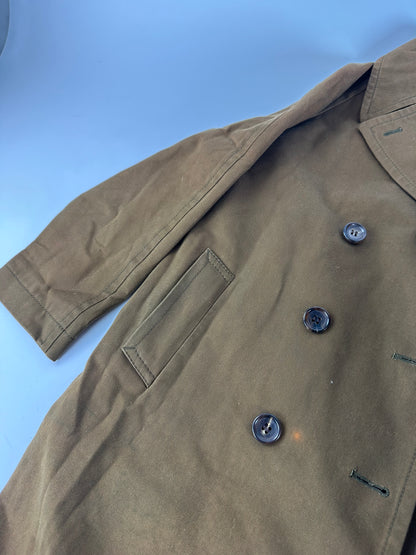 Vintage Comme Des Garçons Denim Trenchcoat Khaki Brown S