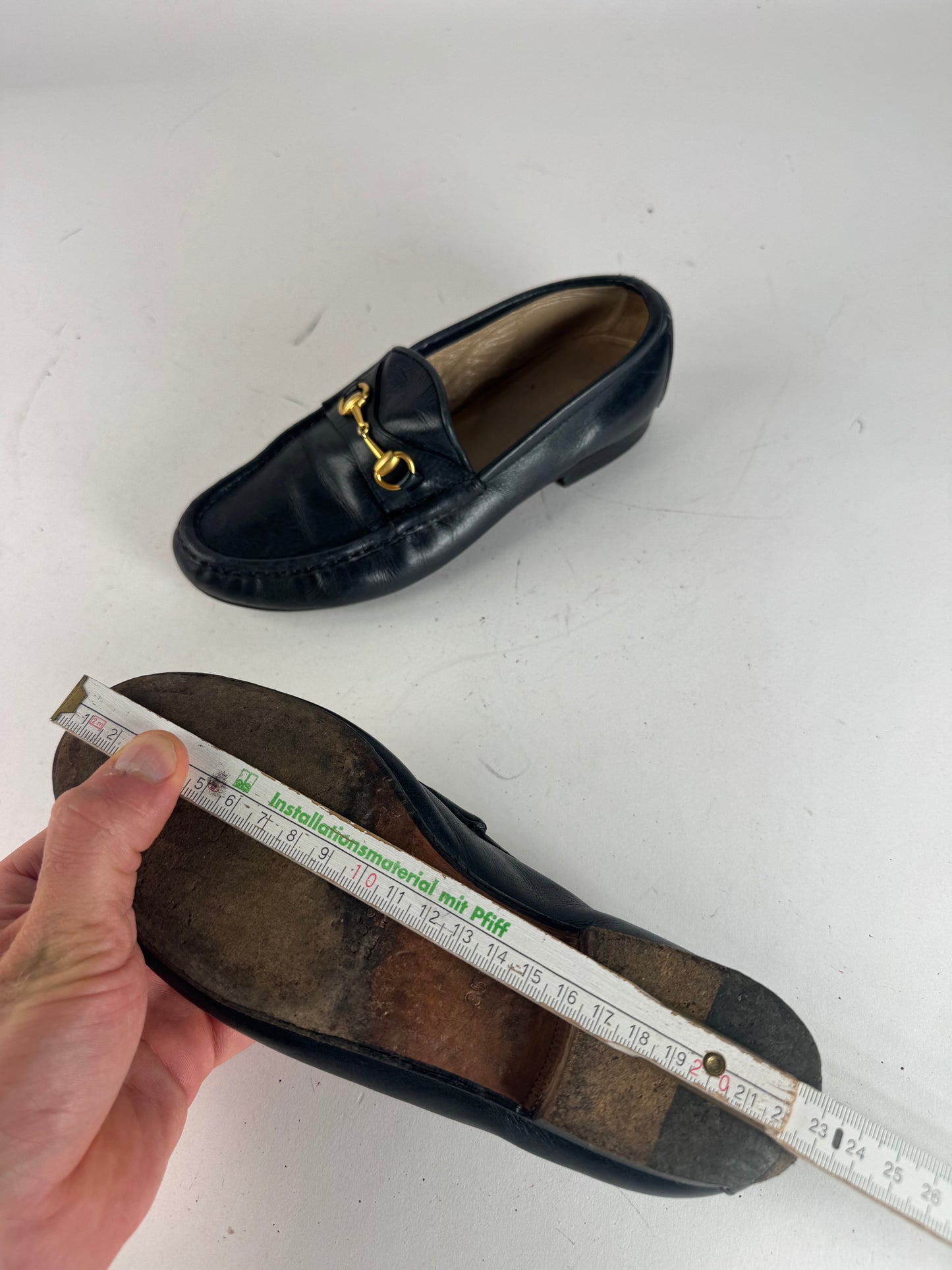 Vintage Gucci Leather Loafer Black EU35,5