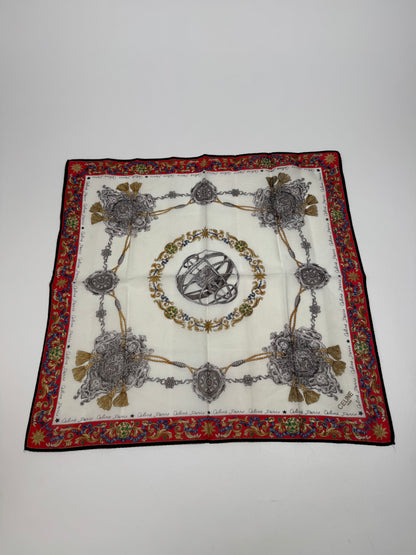 Vintage Celine Paris Cloth red white