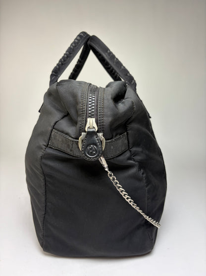 Vintage Emporio Armani EVA Nylon Tote Late 1990s Black
