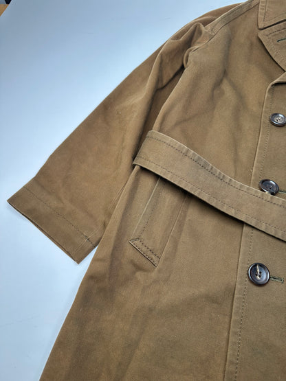 Vintage Comme Des Garçons Denim Trenchcoat Khaki Brown S