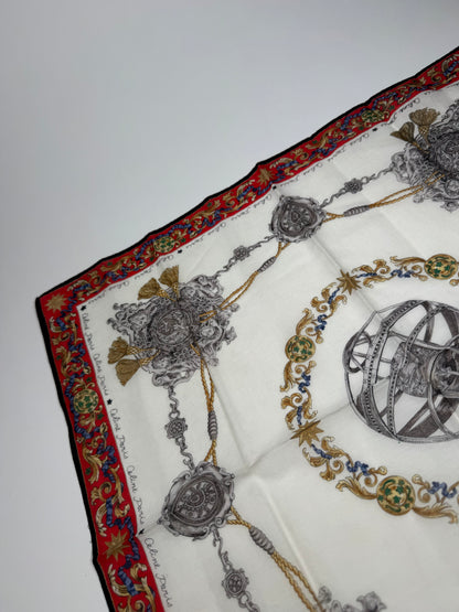 Vintage Celine Paris Cloth red white