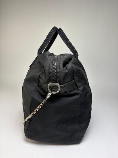 Vintage Emporio Armani EVA Nylon Tote Late 1990s Black