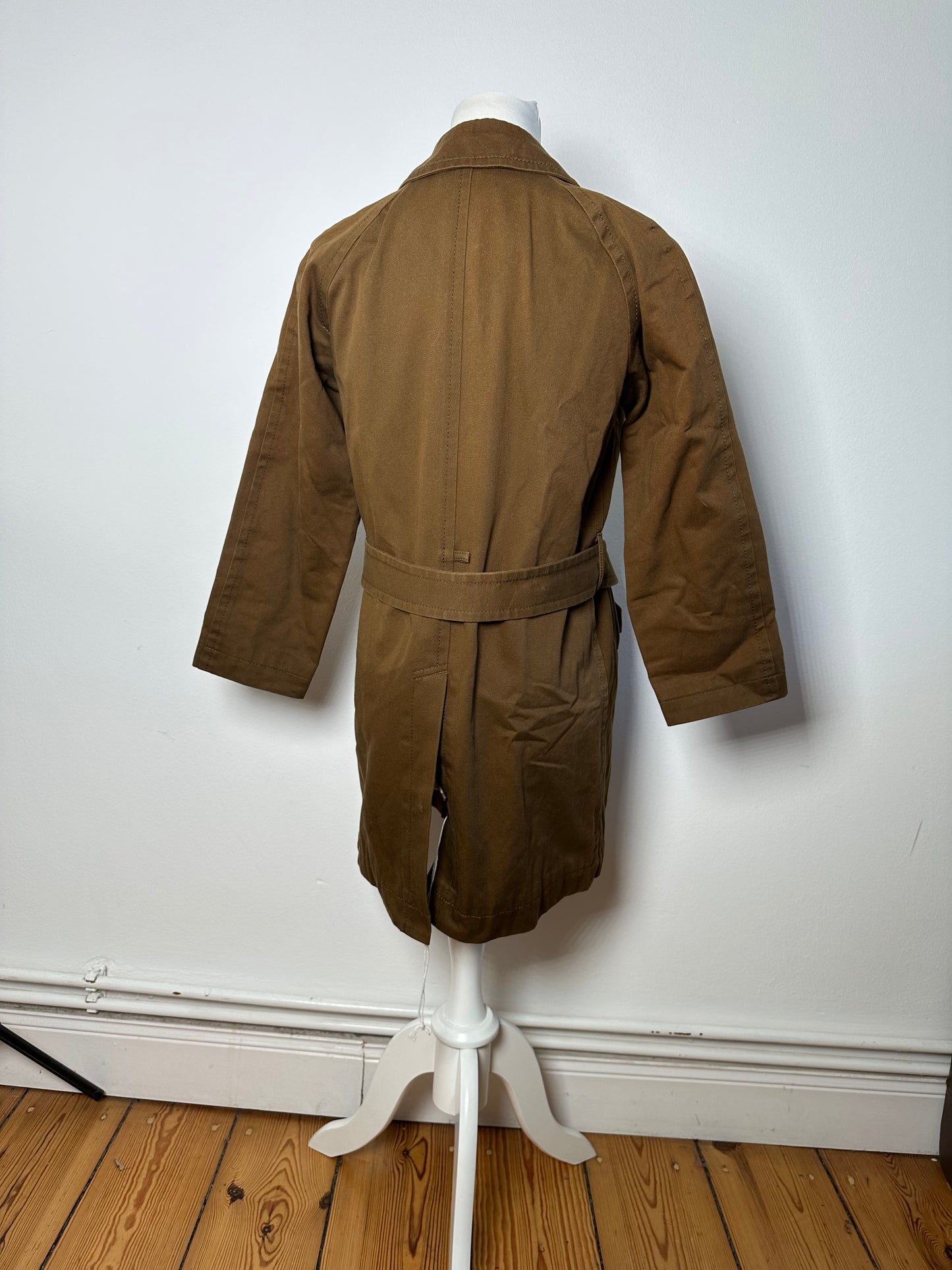 Vintage Comme Des Garçons Denim Trenchcoat Khaki Brown S