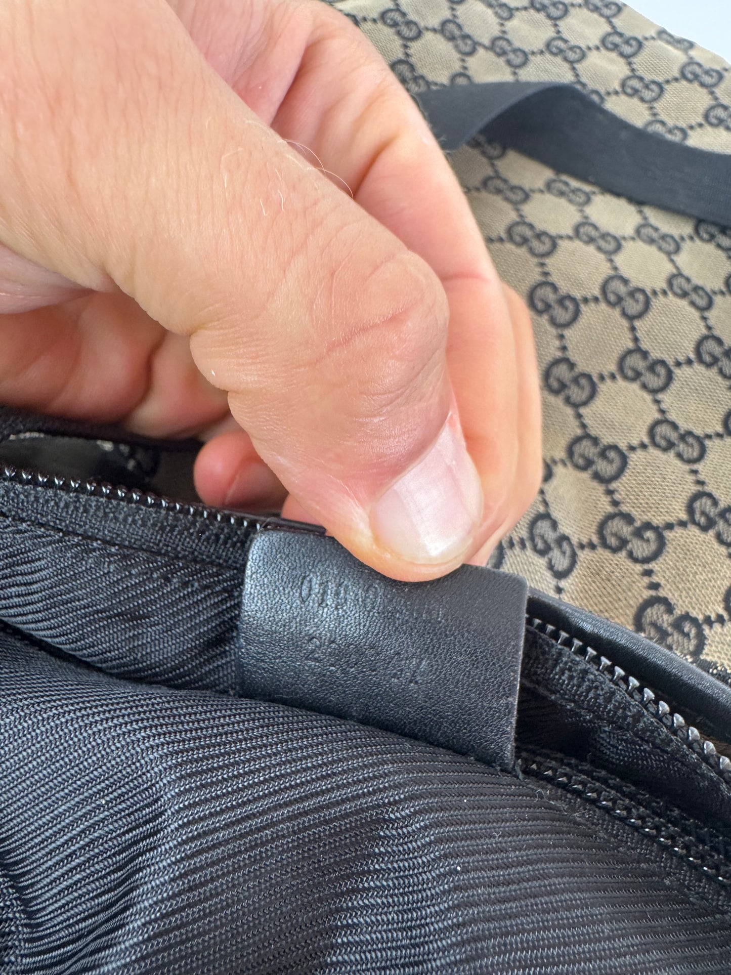 Sac Gucci Monogram Vintage beige marron