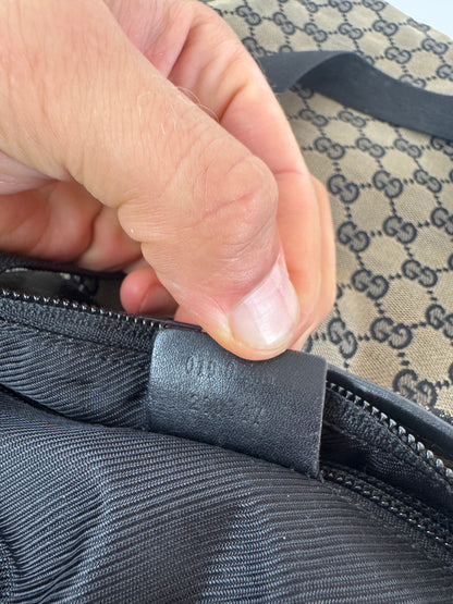 Sac Gucci Monogram Vintage beige marron