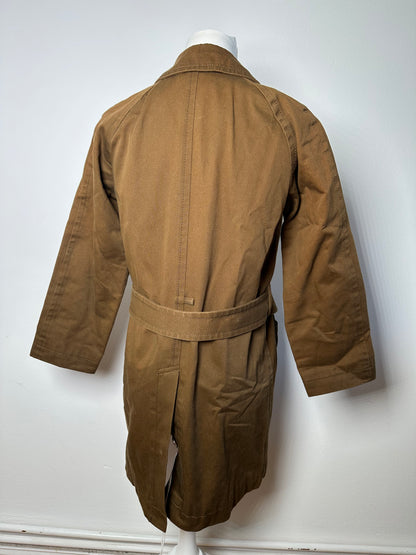 Vintage Comme Des Garçons Denim Trenchcoat Khaki Brown S