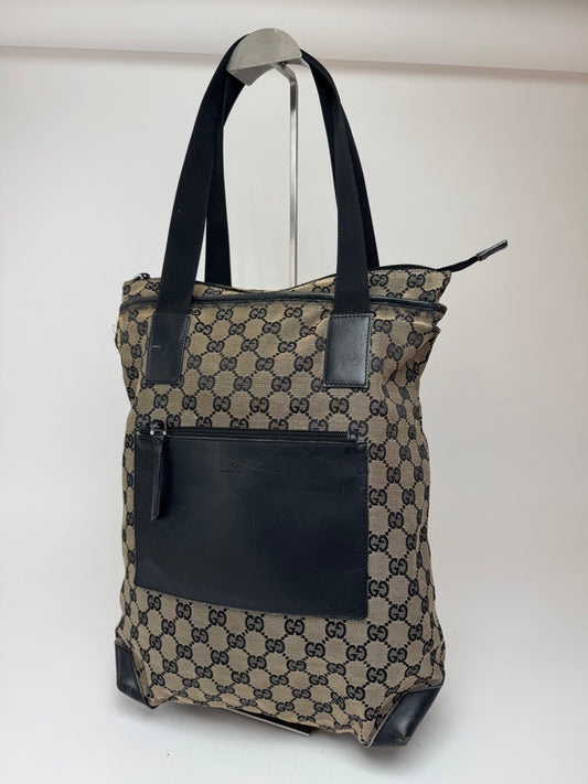 Sac Gucci Monogram Vintage beige marron