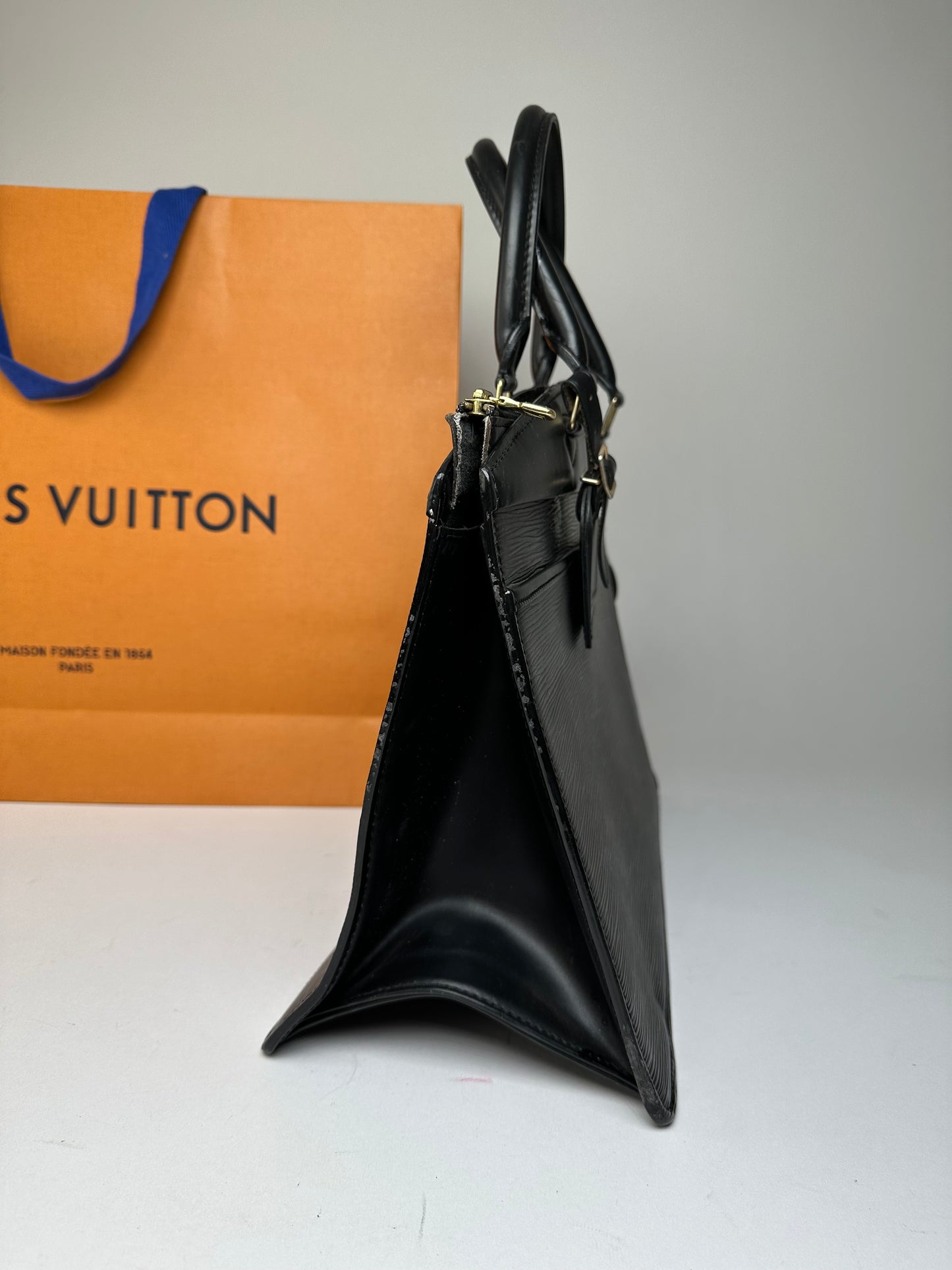 Vintage Louis Vuitton EPI Leather Riviera Handbag Noir Black